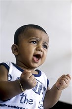 A south Indian 20 months old toddler boy Ashwin with cute expression