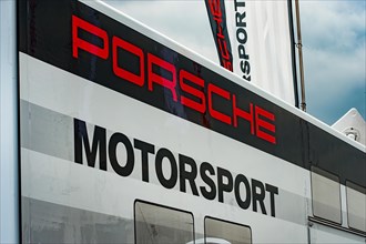 Lettering of racing department Logo Porsche Motorsport