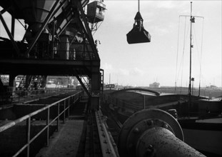 The Hoogovens steelworks in Ijmuiden