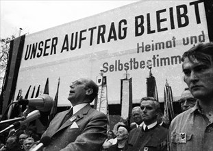 The Sudeten German Day of Expellees took place in 1972 on 21 May 1972 in Stuttgart. Walter Becher