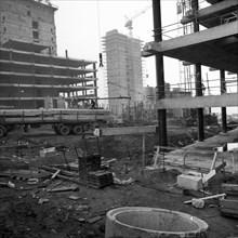 Last construction phase and first establishment of the operation of the Ruhr University Bochum lectures in 1965 in Bochum. Construction phase