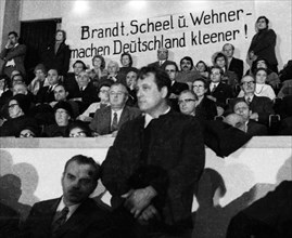 At a rally in Bonn on 11 March 1972