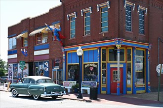 Superman Museum in the historic district of Metropolis