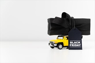 Black friday toy car carrying gift