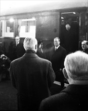 The first meeting of Willy Brandt