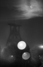 The Ruhr area with photographic impressions in the years from 1965 to 1970. The moon of Wanne-Eickel