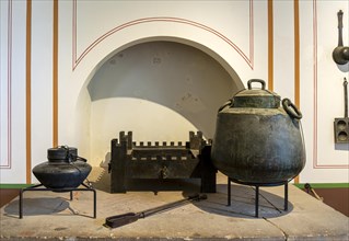 Exhibits and interior design in the Pompejanum in Aschaffenburg