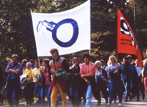 Ruhr area. Easter March Ruhr. on 2. 4. 1988