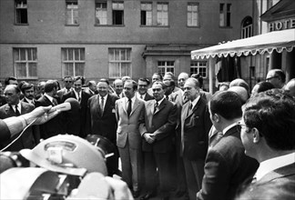 The visit of the Soviet head of state and party leader Leonid Brezhnev to Bonn from 18-22 May 1973 was a step towards easing tensions in Willy Brandt's East-West relations. Leonid Breschnew at