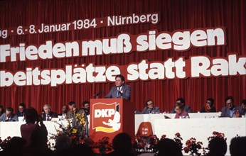 Nuremberg. 7th Party Congress of the German Communist Party