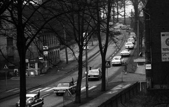 Events and milieu in the Ruhr area in the years 1965 to 1971. Dortmund Autokorso protest action