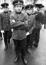 Impressions from the USSR 1972. Day of Liberation from the Nazi Regime. Cadets