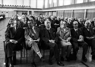 The Congress of the East German Expellees' Associations on 15. 4. 1972 in Bad Godesberg