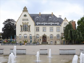 Fountain in front of the Dortmund-Aplerbeck district administration office