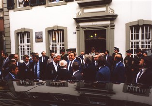 Trier. Honecker's visit to the Karl Marx House on 10 September 1987. Erich Honecker