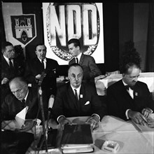 The party conference of the radical right-wing NPD