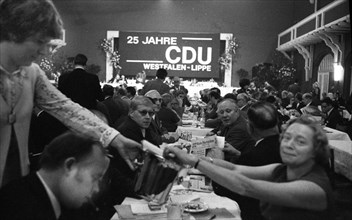 The CDU North Rhine-Westphalia-Westphalia-Lippe celebrated its 25th anniversary in Dortmund in August 1971 with an event