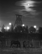 The Ruhr area with photographic impressions in the years from 1965 to 1970. The moon of Wanne-Eickel