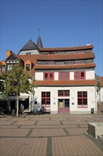 Loeherplatz with historic Gerberhaus
