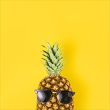 Bright pineapple sunglasses