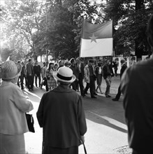 Photos and events from the Ruhr area in the years 1965 to 1971. Vietnam protest