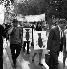 Congress of the student organisation SDS Sozialisischer Deutscher Studentenbund at the University of Frankfurt/M. on 22. 5. 1966