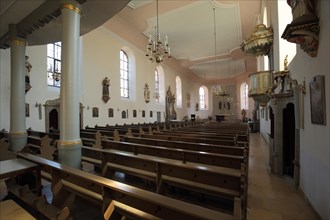Interior view of St. Pankratius Church