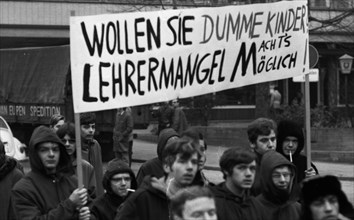 Students in the Ruhr area in the years 1965 to 1971 demonstrated in the Ruhr cities of Dortmund
