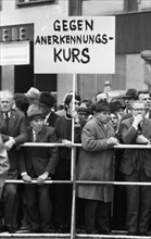 An expellees' rally on 30 May 1970 in Bonn with the NPD