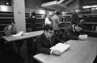 In the university library in Bochum in 1965