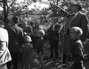 The auction of a bankrupt farm on 22. 09. 1971 in Greven in Muensterland