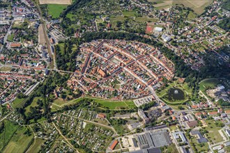 Aerial view of Wittstock an der Dosse