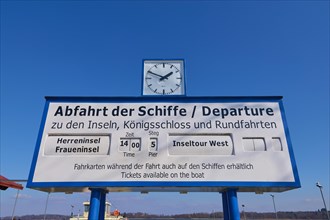 Chiemsee shipping sign