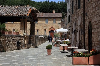 Terme Bagno Vignoni near San Quirico d'Orcia in the province of Siena