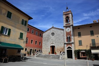 In the historic town of San Quirico d'Orcia