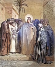 Biblical scene in Jerusalem