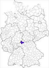 District of Bad Kissingen in Bavaria