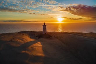 Sunset over Rubjerg Knude Lighthouse