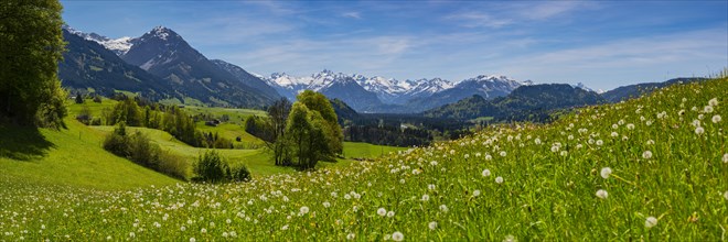 Panorama from the Malerwinkel into the Illertal