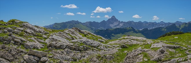 Koblat high trail on the Nebelhorn