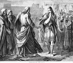 Samuel rebukes Saul