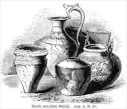 Ancient metal vessels