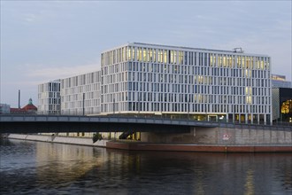 Modern office building on the Spree