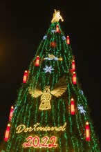 Large Christmas tree at the Dortmund Christmas market