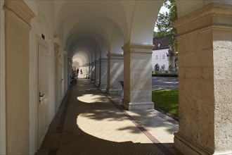 Inner courtyard of Heiligenkreuz Abbey