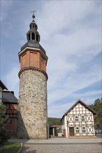 Saigerturm and half-timbered house