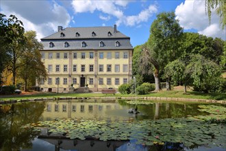 Baroque castle built 1740 with pond