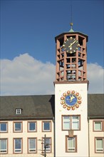 Tower with clock from the town hall