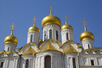 Golden onion domes of the Kremlin Church