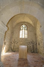 Basement Romanesque double chapel